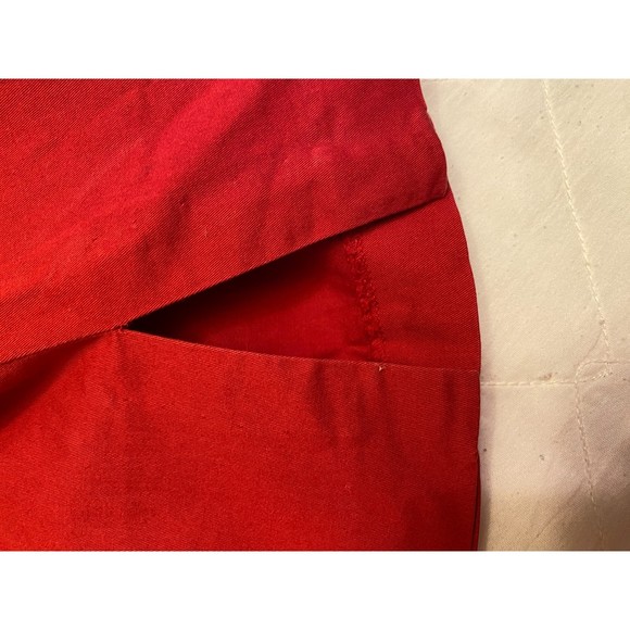 Norton Studio Stretch Cropped Pants Size 16 Red - Picture 5 of 7